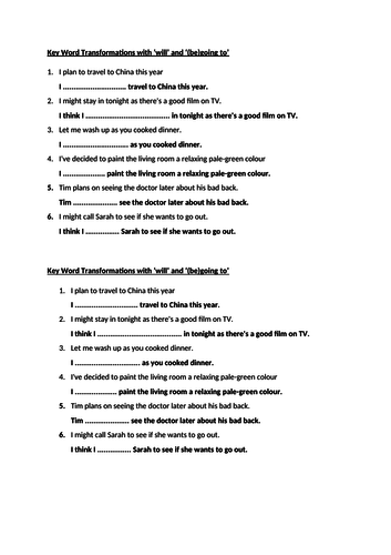 WILL / GOING TO Grammar Lesson CEFR level A2/B1