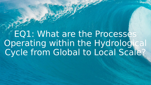 Revision Quiz Questions for the water cycle - A Level Geography