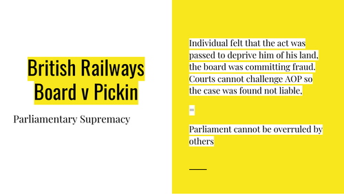 AS/A Level Law  Key Law Cases Flashcards
