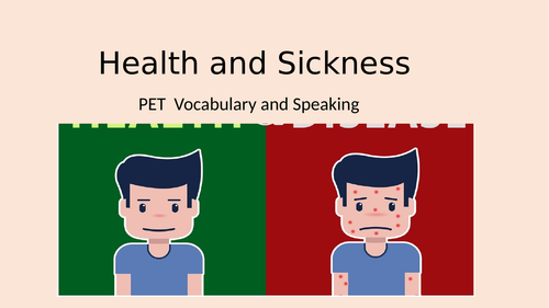 PET HEALTH and SICKNESS speaking and vocabulary B1