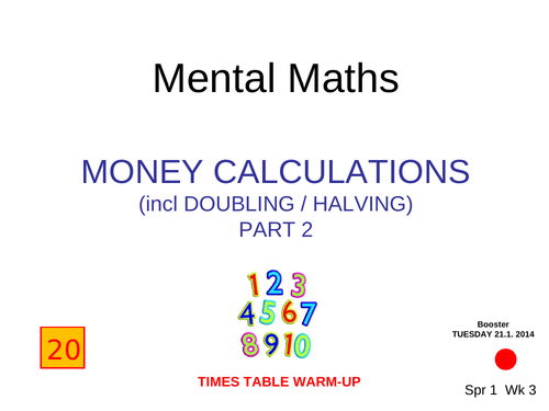 Division chunking diff powerpoint and starter