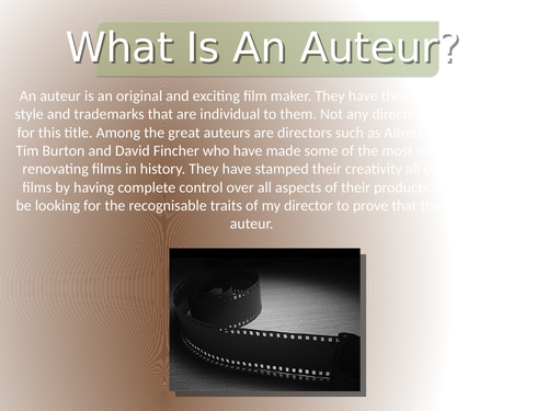 Auteur Theory