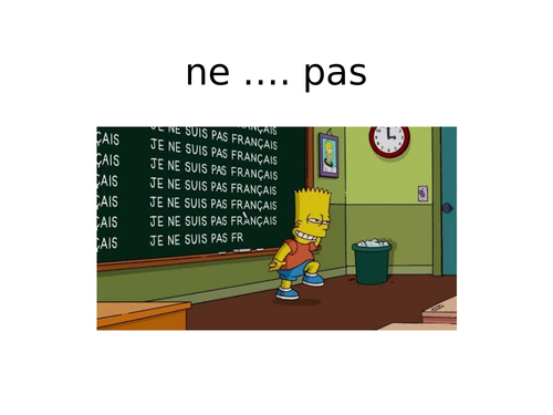 Negation - ne ... pas