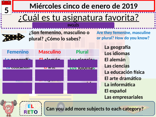 Mi vida en el insti, punto de partida 1