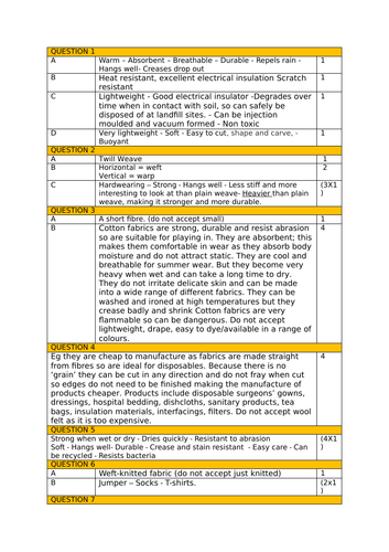 GCSE Design & Technology EDEXCEL 9 -1 Mock Exam