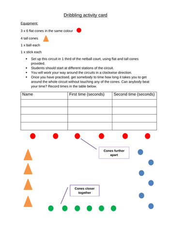 Football Dribbling Activity