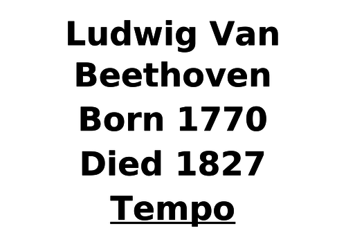 Beethoven Music Display