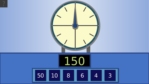 50 Home School Countdown Numbers Game