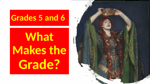 What Makes Grade 5 and 6 in the Extract Question (Uses Lady Macbeth)