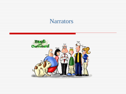 Narrators and Narrative Stance