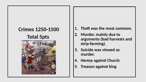 OCR Crime and Punishment revision flash card game