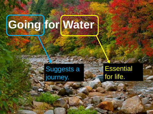 Going for Water by Robert Frost CCEA AS Level