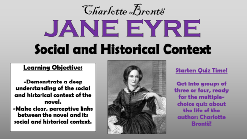 Jane Eyre - Social and Historical Context!