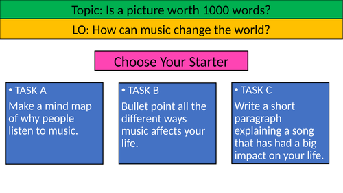 Is a picture worth 1000 words? Symbolism Scheme of Work Ethics/RE