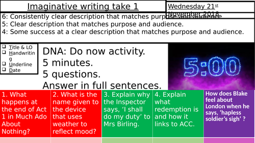 AQA Paper 1 Language Q5