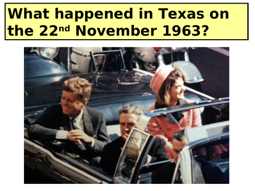 JFK Assassination - A Day That Shook the World Lesson