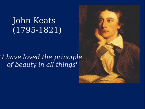 PPT - John Keats - Ode to a Nightingale