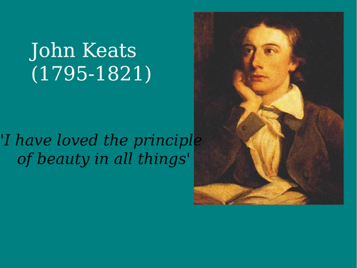 PPT - John Keats - Ode to Autumn