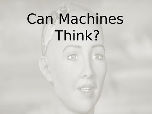Can Machines Think