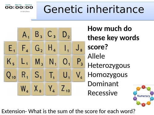 Topic 6 Genetic inheritance AQA trilogy