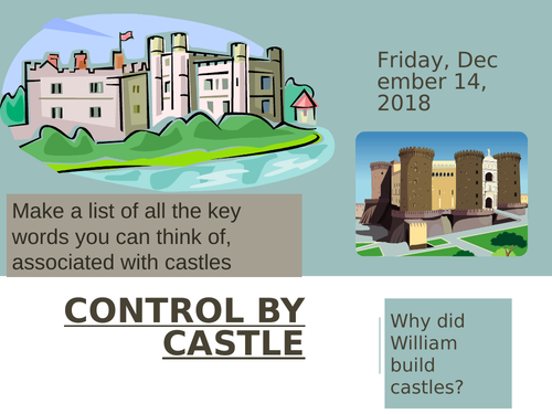 Motte and Bailey Castles