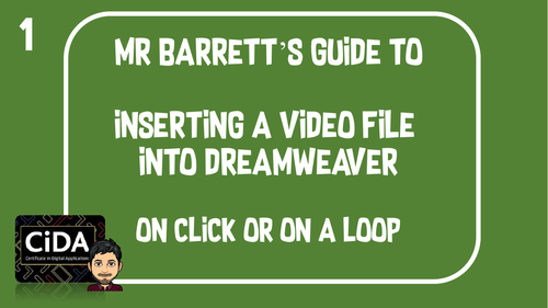 Adding Videos in Dreamweaver using loops and play on Click