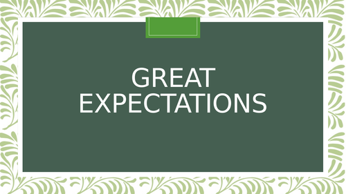 Great Expectations SOW IGCSE English Lit