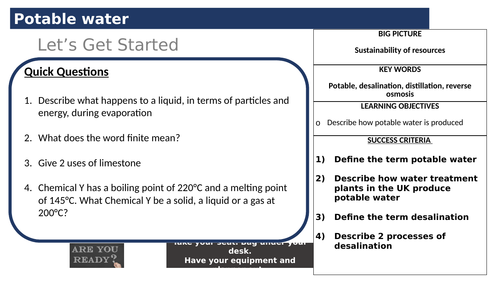 AQA Water safe to drink