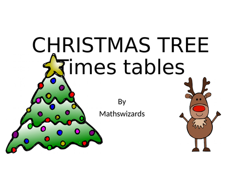 Christmas Tree Times Tables