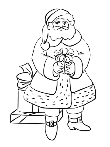 Father Christmas Coloring Pack