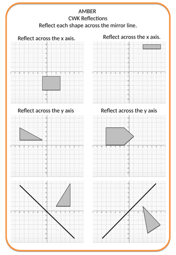 RAGE Reflections Worksheets