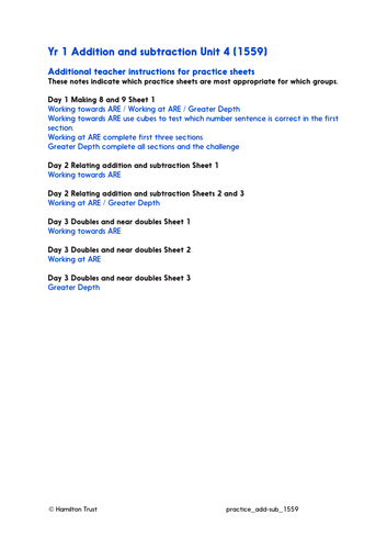 Learn Number Facts Use These To Relate Addition And Subtraction 