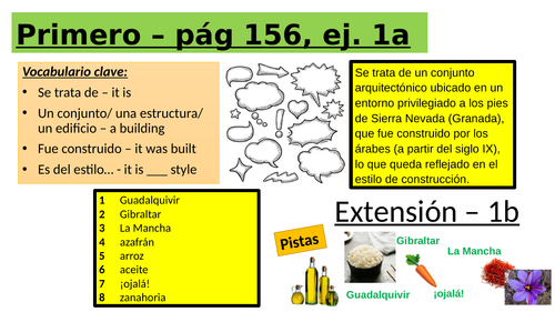 A Level Edexcel - La influencia musulmana en España - to support the textbook
