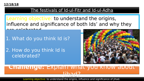 1.4.9 - The Festivals of Id-ul-Fitr & Id-ul-Adha