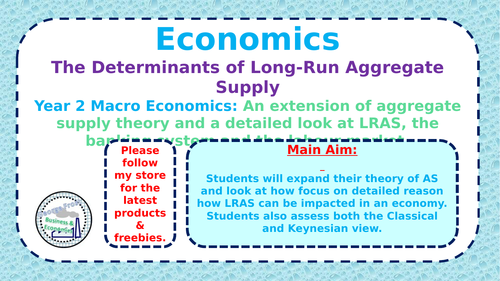 The Determinants of Long-Run Aggregate Supply (LRAS) - A-Level Macroeconomics / Economics