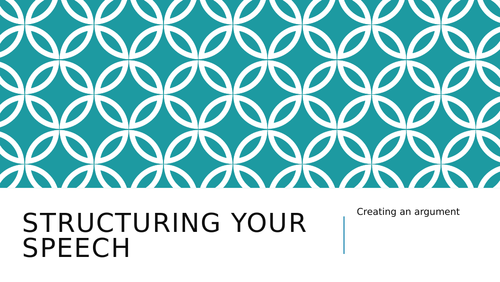 Individual speech writing