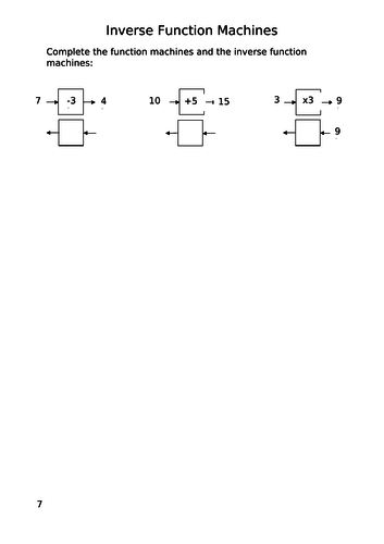 Function Machines and their Inverses