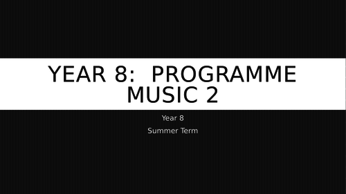 Programme Music Unit
