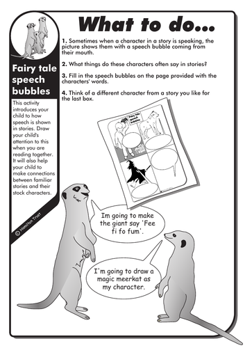 Fairy tale homework ks1 picture
