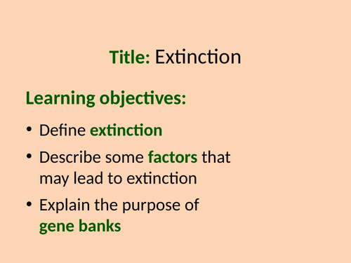 Extinction