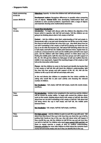 EYFS Planning - Maths - Capacity - 3 Lesson Plans with Powerpoint's and Worksheet.