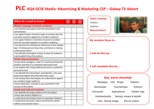 AQA GCSE Media Galaxy CSP PLC