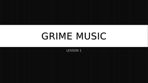 Grime (London Rap) Music Lesson Bundle