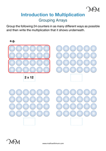 Multiplication - Grouping Arrays