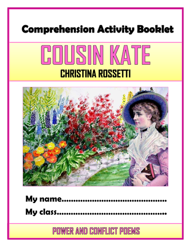 Cousin Kate Comprehension Activities Booklet!