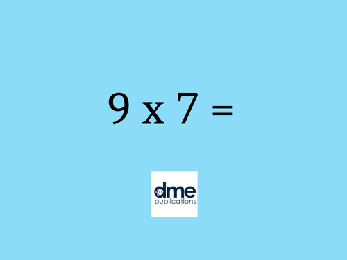 Maths Randomised Times Tables for Year 4 Maths - up to 12x12