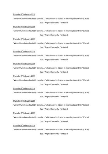 Year 5/6 Guided Reading - Pig Heart Boy