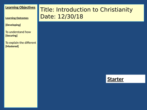 Christian beliefs- AQA- GCSE