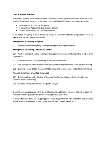 Synoptic essay biology image