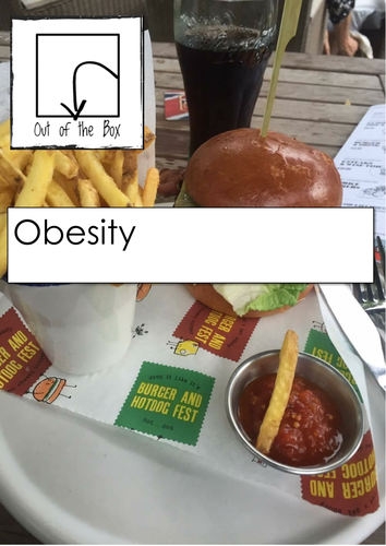 PSHCE. Obesity Worksheet for Key Stage 3